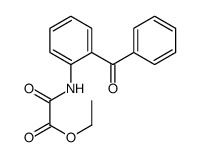 ethyl 2-(2-benzoylanilino)-2-oxoacetate structure