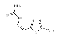 [(5-amino-1,3,4-thiadiazol-2-yl)methylideneamino]thiourea structure