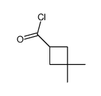 Cyclobutanecarbonyl chloride, 3,3-dimethyl- (9CI) structure
