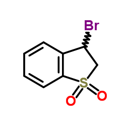 3-Bromo-2,3-dihydro-1-benzothiophene 1,1-dioxide Structure