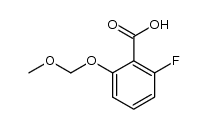 2-fluoro-6-(methoxymethoxy)benzoic acid结构式