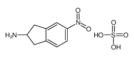 5-NITRO-INDAN-2-YLAMINE HYDROGEN SULFATE结构式