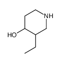 4-Hydroxy-3-ethylpiperidine Structure