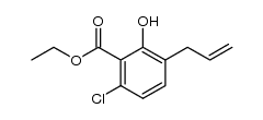 3-allyl-6-chloro-2-hydroxybenzoate Structure