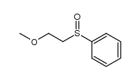 2-methoxyethyl phenyl sulfoxide Structure