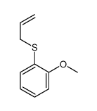 1-methoxy-2-prop-2-enylsulfanylbenzene结构式