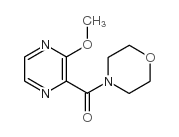 (3-甲氧基-2-吡嗪)-吗啉-4-甲酮结构式