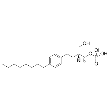 (S) FTY720 Phosphate Structure