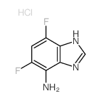 1H-Benzimidazol-4-amine,5,7-difluoro-, hydrochloride (1:1) picture