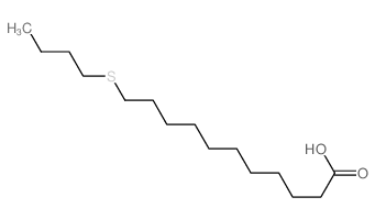 11-butylsulfanylundecanoic acid结构式