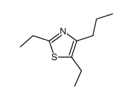 2,5-diethyl-4-propyl thiazole Structure