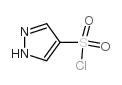 1H-pyrazole-4-sulfonyl chloride structure