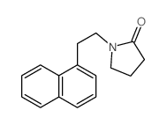 2-Pyrrolidinone,1-[2-(1-naphthalenyl)ethyl]-结构式