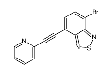 4-bromo-7-(2-pyridin-2-ylethynyl)-2,1,3-benzothiadiazole Structure