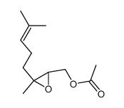 (2R*,3R*)-2,3-epoxy-3,7-dimethyl-6-octenyl acetate结构式