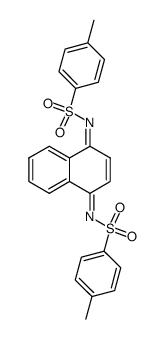 N,N'-bis(toluene-p-sulphonyl)-1,4-naphthoquinone di-imine Structure