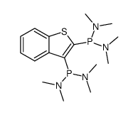 2,3-bis[bis(dimethylamino)phosphanyl]benzo[b]thiophene结构式