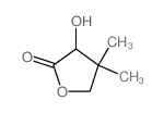 3-hydroxy-4,4-dimethyloxolan-2-one Structure