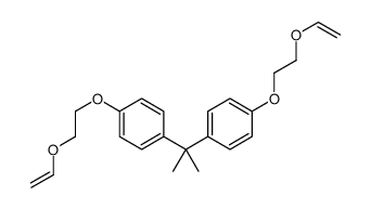 1-(2-ethenoxyethoxy)-4-[2-[4-(2-ethenoxyethoxy)phenyl]propan-2-yl]benzene结构式