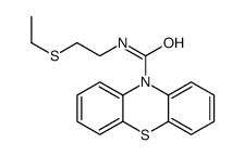 N-(2-ethylsulfanylethyl)phenothiazine-10-carboxamide结构式