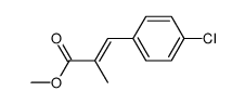methyl (E)-3-(4-chlorophenyl)-2-methylacrylate Structure