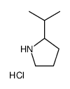 2-propan-2-ylpyrrolidine,hydrochloride Structure