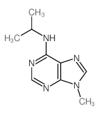 9H-Purin-6-amine,9-methyl-N-(1-methylethyl)-结构式