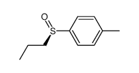(R)-propyl p-tolyl sulfoxide结构式