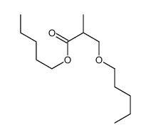 pentyl 2-methyl-3-pentoxypropanoate Structure