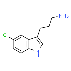 3-(5-chloro-1H-indol-3-yl)propan-1-amine structure