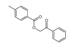 4-Methylbenzoic acid phenacyl ester Structure