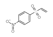 Benzene, 1- (ethenylsulfonyl)-4-nitro- Structure