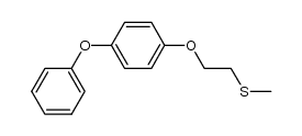 methyl(2-(4-phenoxyphenoxy)ethyl)sulfane结构式