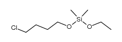 Dimethyl-ethoxy-(4-chlor-butoxy)-silan结构式