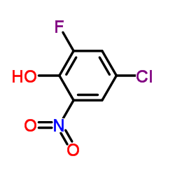 4-Chloro-2-fluoro-6-nitrophenol结构式