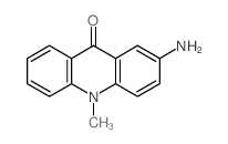 2-amino-10-methyl-acridin-9-one结构式