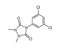 4-(3,5-dichlorophenyl)-1,2-dimethyl-1,2,4-triazolidine-3,5-dione Structure