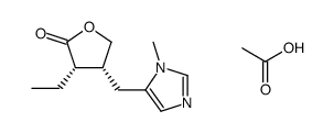 pilocarpine acetate结构式