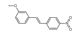 1-methoxy-3-[2-(4-nitrophenyl)ethenyl]benzene Structure