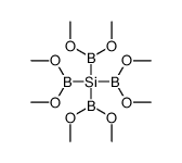 tetrakis(dimethoxyboranyl)silane结构式