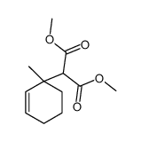 dimethyl 2-(1-methylcyclohex-2-en-1-yl)propanedioate Structure