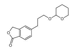 5-[3-(oxan-2-yloxy)propyl]-3H-2-benzofuran-1-one结构式