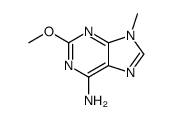 2-methoxy-9-methylpurin-6-amine Structure