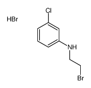 N-(2-bromoethyl)-3-chloroaniline,hydrobromide结构式