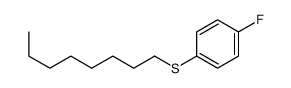 1-fluoro-4-octylsulfanylbenzene Structure