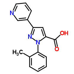 3-(PYRIDIN-3-YL)-1-O-TOLYL-1H-PYRAZOLE-5-CARBOXYLIC ACID picture