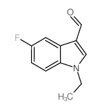 1-ethyl-5-fluoro-1H-indole-3-carbaldehyde Structure