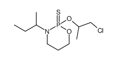 3-sec-Butyl-2-(2-chloro-1-methyl-ethoxy)-[1,3,2]oxazaphosphinane 2-sulfide Structure