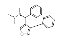 1,1,2-trimethyl-2-[phenyl-(3-phenyl-1,2-oxazol-4-yl)methyl]hydrazine结构式