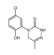 4-(5-chloro-2-hydroxy-phenyl)-6-methyl-4,5-dihydro-2H-[1,2,4]triazin-3-one结构式